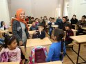 Yabancı öğrencilerin çocuklarına Türkçe dersi