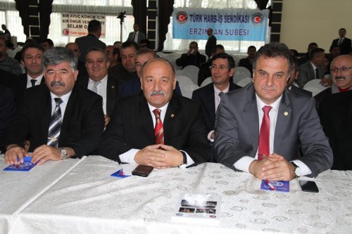 Türk Harb-İş Sendikası Genel Başkanı Bozal Erzincan'da