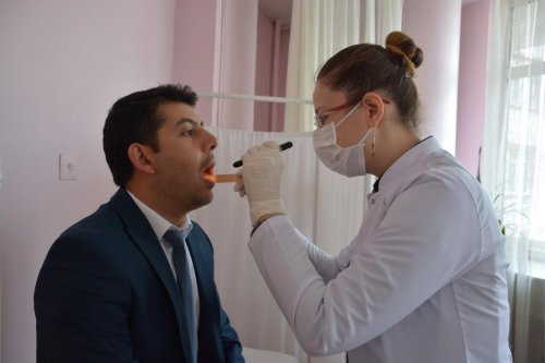 Aksaray’da belediye personeline sağlık taraması