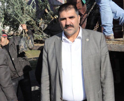 Türkoğlu'nda çiftçilere fidan dağıtımı