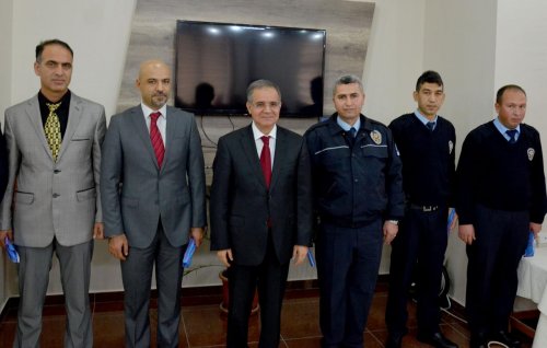 Kilis'te başarılı polisler ödüllendirildi