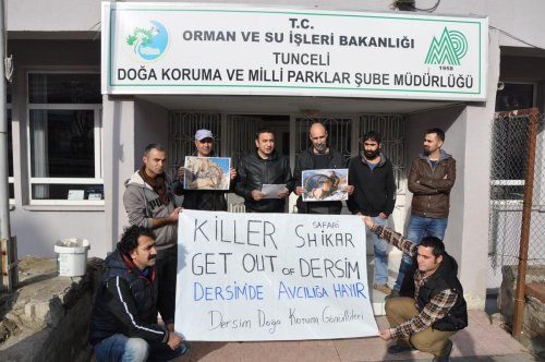 Tunceli'de doğaseverlerden avcılık tepkisi