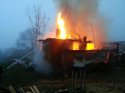 Bolu'da 2 katlı evde yangın çıktı