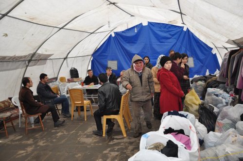 Suriyeliler için yardım nöbeti