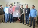 Çorlu Jandarma Komutanı Yüzbaşı Gürzsoy'dan Çorlu Gazeteciler Derneği'ne ziyaret