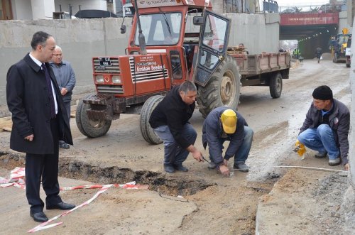 Kırıkkale Belediye Başkanı Saygılı yol yapım çalışmalarını inceledi