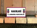 Yüksekova'da 35 bin paket kaçak sigara ele geçirildi