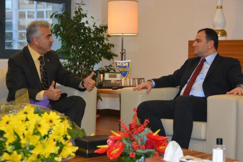 Ankaragücü Başkanı Akyüz, Taşdelen'i ziyaret etti