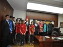 Başarılı sporculardan Vali Büyükersoy'a ziyaret
