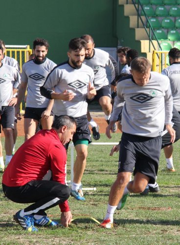 Giresunspor'da Karşıyaka maçı hazırlıkları