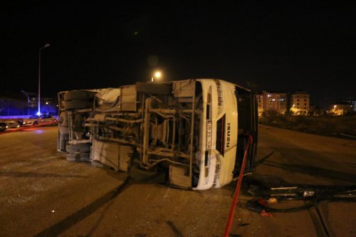 Denizli'de trafik kazası: 20 yaralı