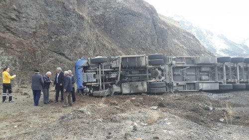 Eleşkirt'te trafik kazası: 1 yaralı
