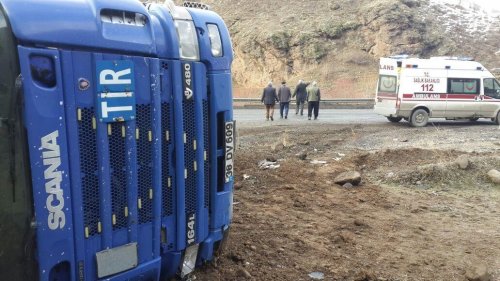 Eleşkirt'te trafik kazası: 1 yaralı