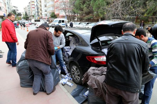 Samsun'da sigara kaçakçılığı
