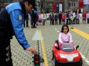 Trafik kurallarını okul bahçesinde öğrenecekler