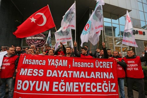 İzmir'de işçi eylemi