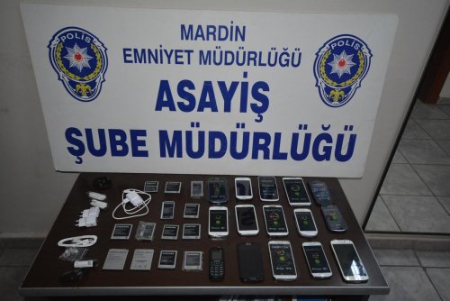 Mardin'de hırsızlık operasyonu