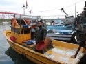 Karadenizli balıkçılar ağlarını mezgit için atıyorlar
