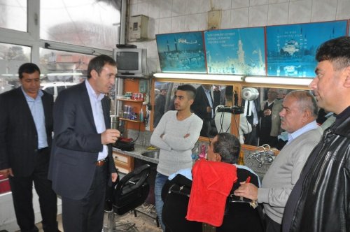 Siirt Belediye Başkanı Bakırhan'dan esnaf ziyareti