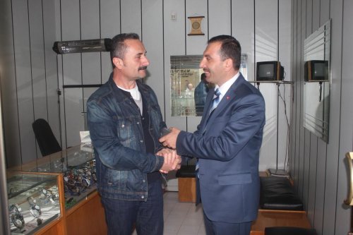 Kavak Belediye Başkanı Sarıcaoğlu'ndan esnaf ziyareti