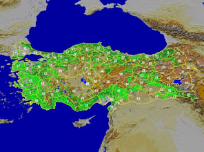 Türkiye coğrafyası için yeni proje