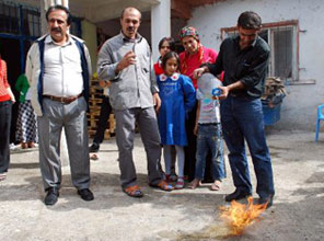 Su yerine benzin çıkıyor