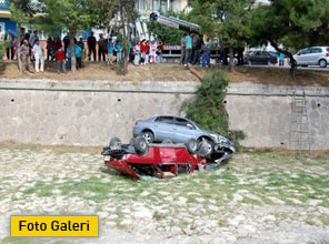 Bayan şoförün inanılmaz kazası - Foto