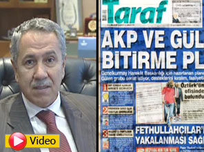 Arınç: İbretle ve dehşetle izliyorum - Video