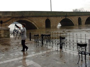 Edirne'yi sel bastı