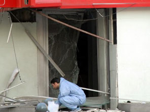 Şanlıurfa'da bir bankada patlama