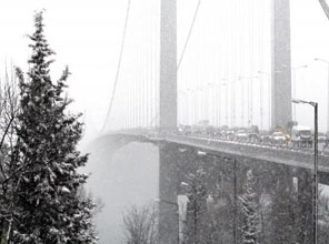 İstanbul'da kar yağışı başladı