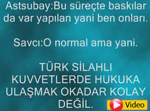 Bu sözler bir askeri savcıya ait - Video