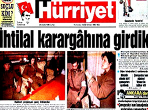 Hürriyet, İhtilal karargâhına girdi !