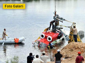 O helikopter böyle çıkarıldı - Foto