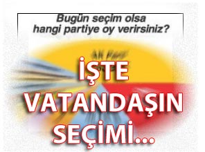 <b>Bugün seçim olsa; işte SON ANKET</b>