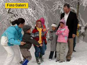 40 derece sıcaklıkta kar keyfi - Foto