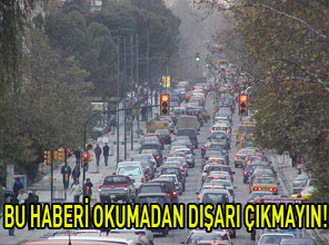 Bugün İstanbul trafiğine dikkat!