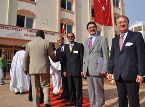 Bangui'de 2. Türk Koleji açıldı