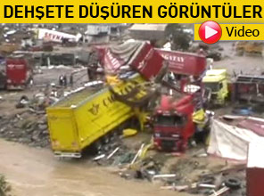 Burası TIR Garajı - Dehşete düşüren görüntüler