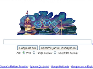 Google'dan İstanbul'a başkent logosu 