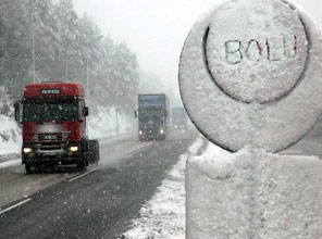 Bolu Dağı'nda görüş mesafesi düştü