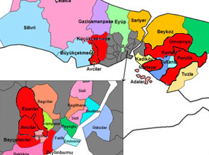 İstanbul'un en riskli 6 ilçesi