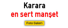 Karara en sert manşet - Foto