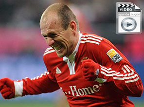 Robben'den müthiş frikik golü - VİDEO