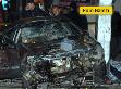 Yarış yapan otomobil durağa girdi- Foto