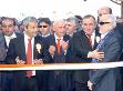 Bakanın da katıldığı açılışta gerginlik