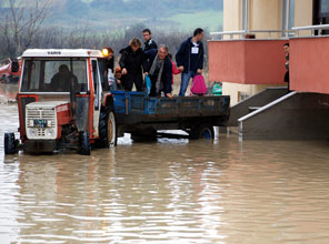 Çanakkale Lapseki'de sel 