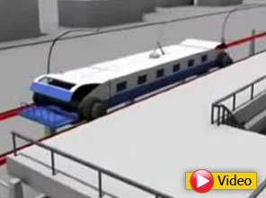 İstasyonda durmadan yolcu alan tren - Video