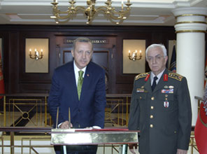 Erdoğan Koşaner'i kabul etti