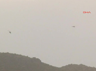 Kobra helikopterler bomba yağdırdı